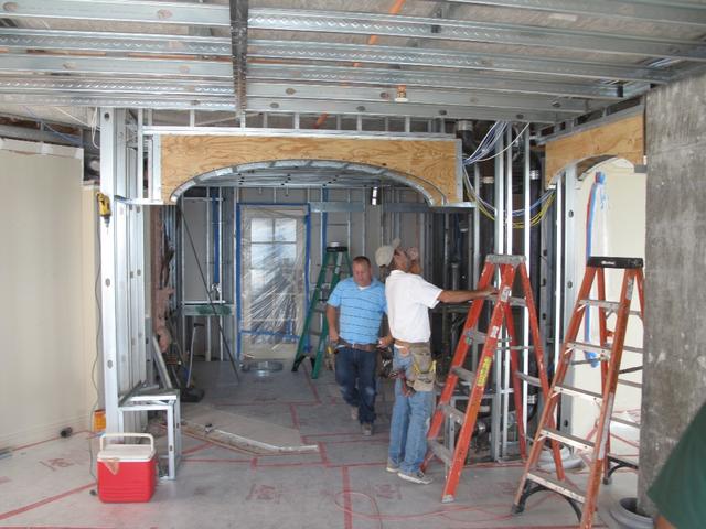 Kitchen entry framing