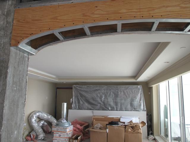 New ceiling in Living room